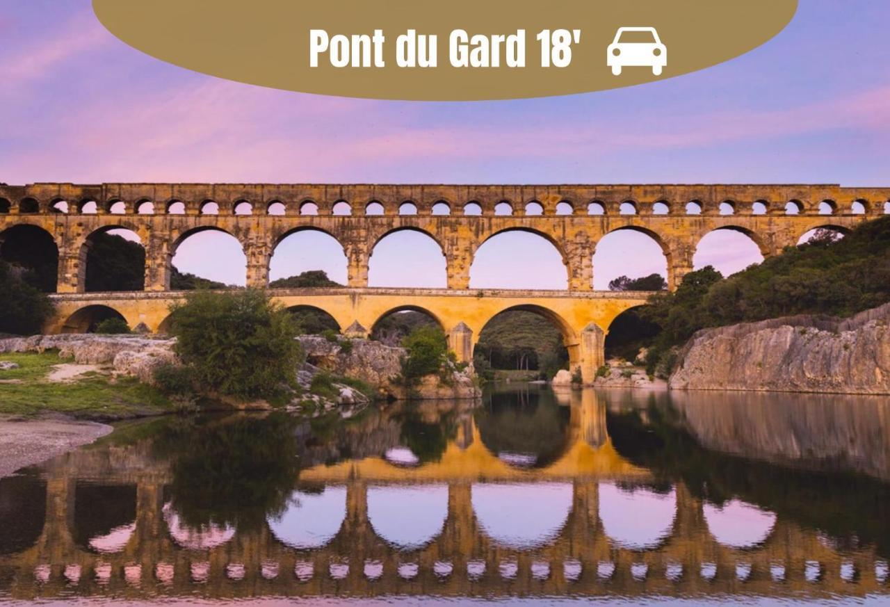 ART&HISTOIRE - Agréable studio rénové - Centre Uzès, Pont du Gard Esterno foto