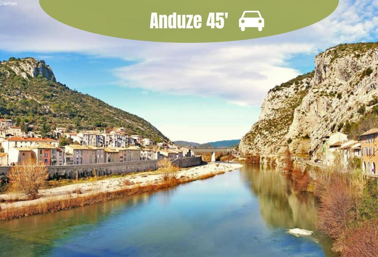 ART&HISTOIRE - Agréable studio rénové - Centre Uzès, Pont du Gard Esterno foto